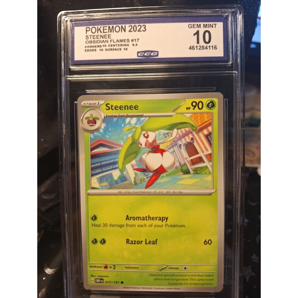 Pokémon 2023  Steenee  Obsidian Flames #017/197 - CCG 10
